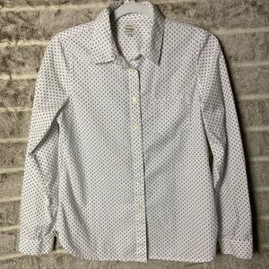 Madewell Anchor Nautical Print Button Front Shirt White
